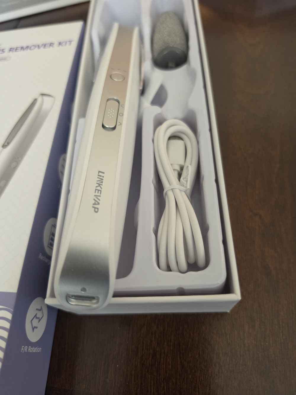 Silver Electronic Callus Remover - Rechargeable Foot Care